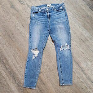 PAIGE Verdugo Ankle Women's Blue Denim Jeans, SZ 31